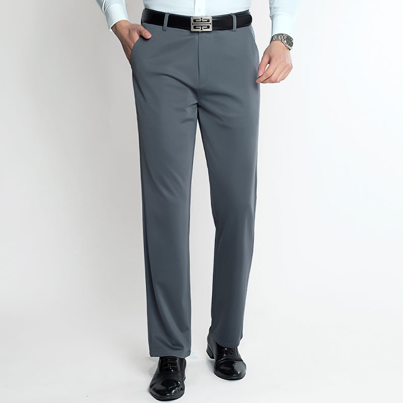 Men’s Ice Silk Loose Fit Pants – Lightweight Summer Casual Trousers