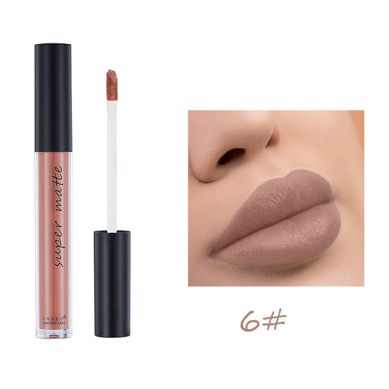 12-Color Waterproof Matte Liquid Lipstick Set