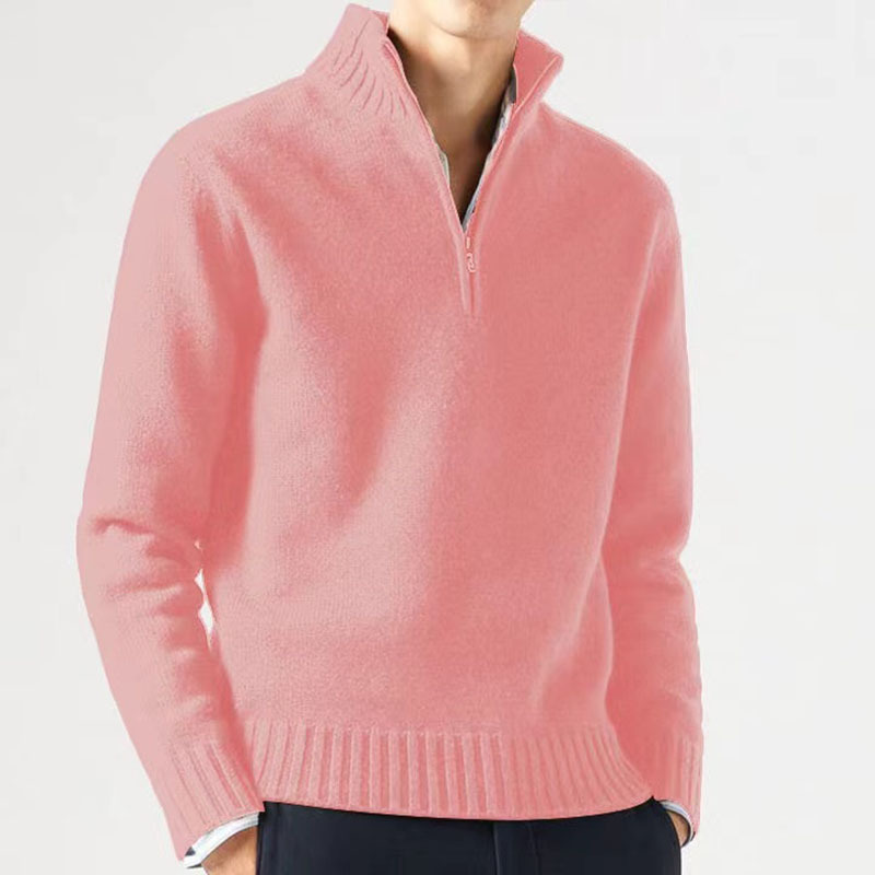 Men’s Thickened Thermal Sweater – Cotton Blend Sea Wool Slim-Fit Winter Pullover, 11 Colors, M–3XL