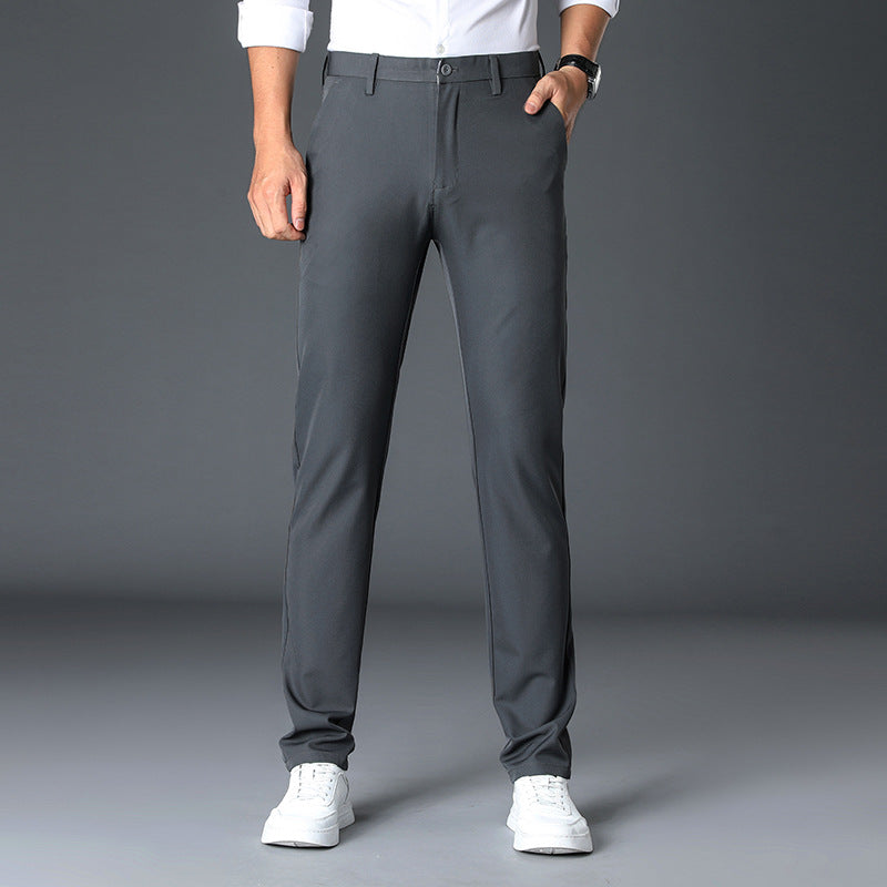 Men’s Winter Slim Fit Trousers – Warm Casual Pants