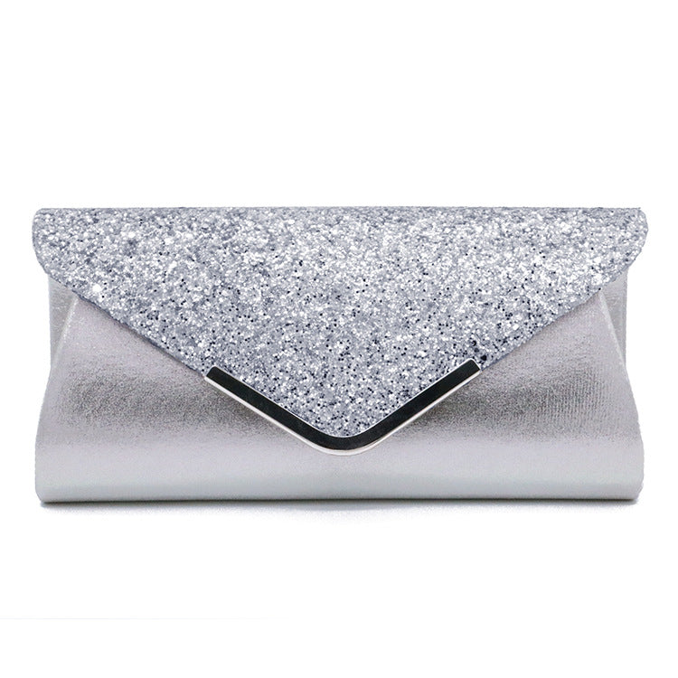 European & American Sequin Handbag for Women – Lightweight Sparkling PVC Dinner & Cosmetic Bag