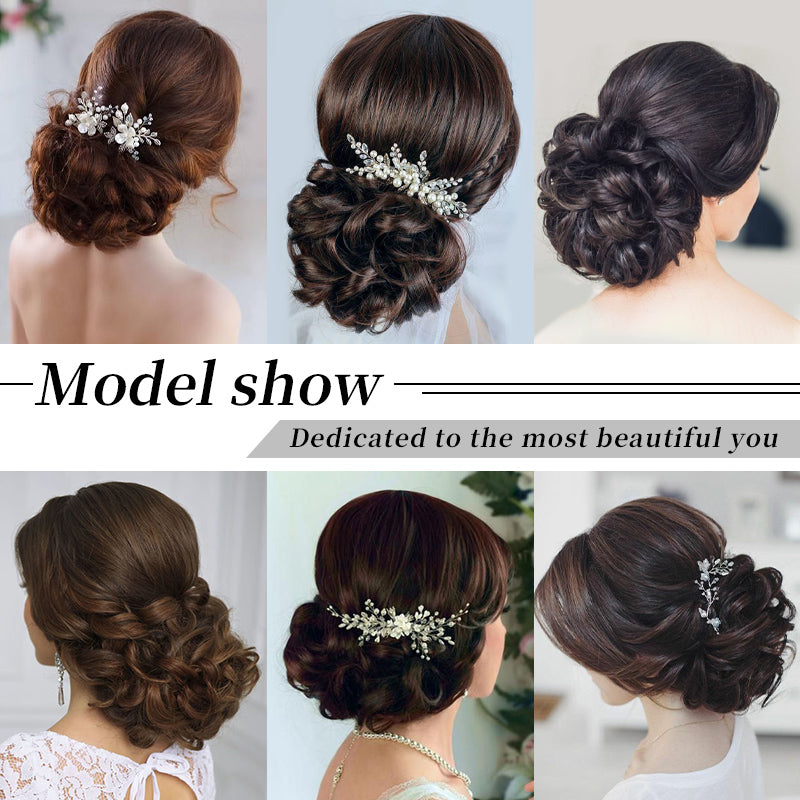 Synthetic Curly Hair Extension with Large Comb Clip – Lightweight Updo Hairpiece for Women
