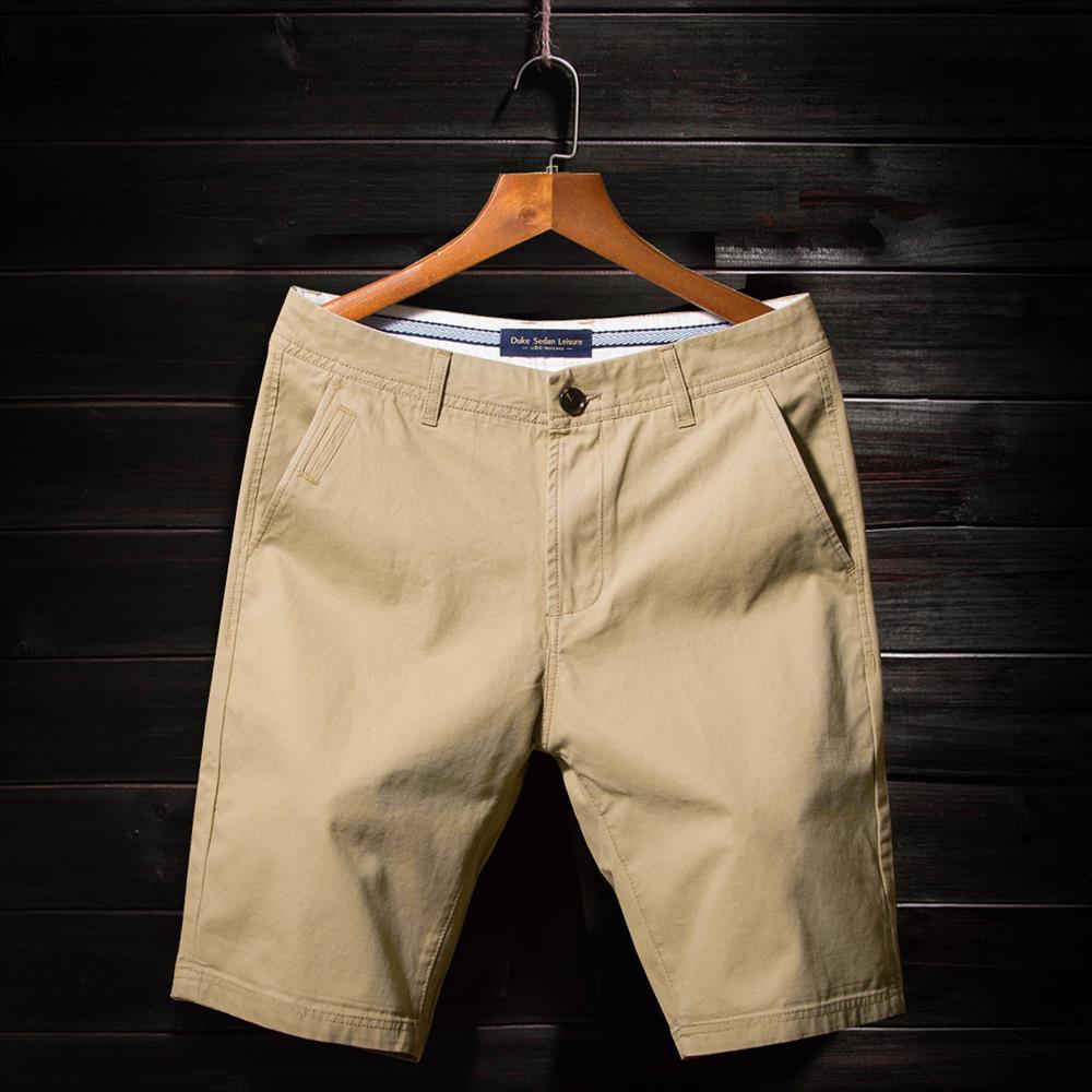 Men’s Casual Loose Cropped Pants – Elastic Waist Summer Capri Pants