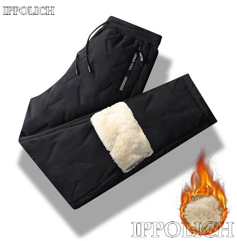 Men’s Plush Thick Fleece Sweatpants – Warm Casual Jogger Pants – USA