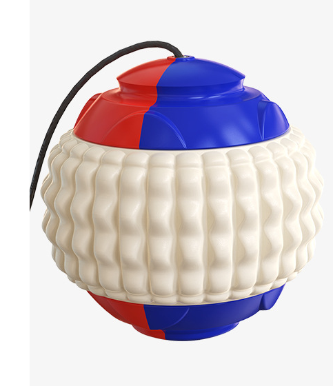 Interactive Dog Throwing Ball with Rope – Dental Cleaning Fetch & Training Toy