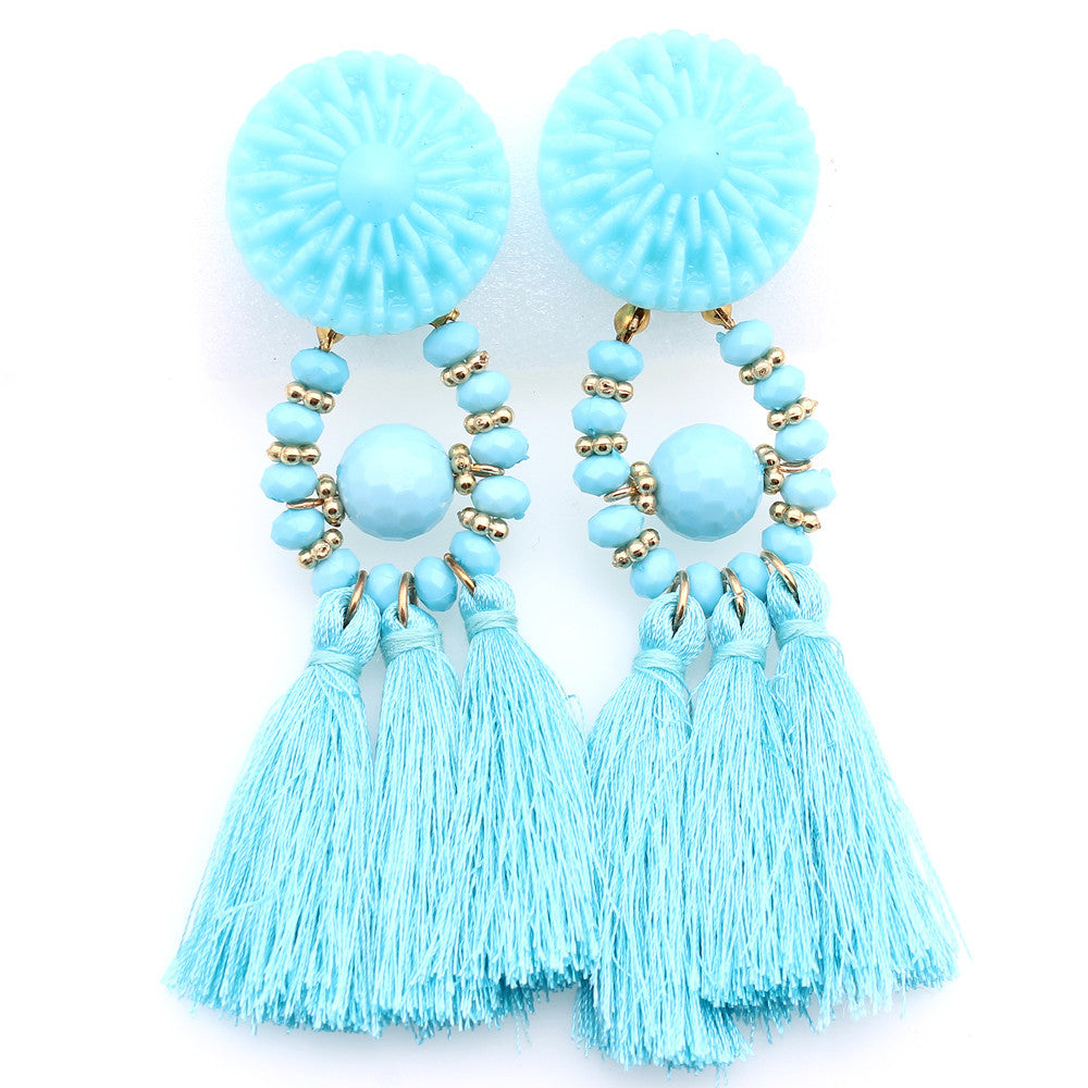 Tassel Earrings for Women – Elegant Long Dangle Statement Jewelry