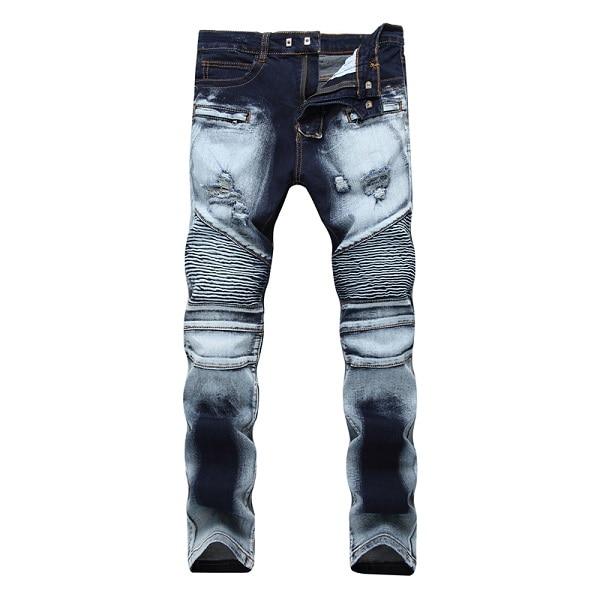 Men’s Slim Fit Stretch Denim Jeans – 75% Cotton Flexible Blue & Black Jeans, Sizes 28–42