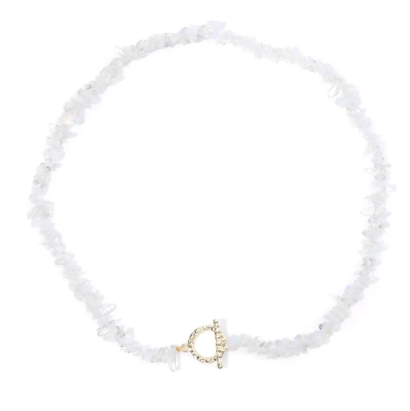 Natural Stone Bead Necklace