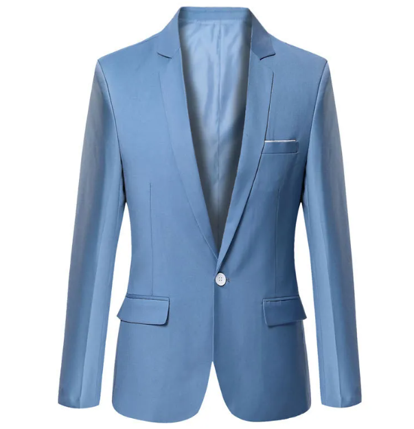 Men’s Tailored Slim-Fit Cotton Casual Blazer – Smart Casual Jacket, S–6XL