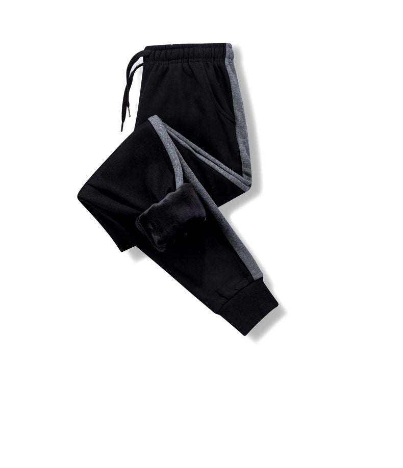 Men’s Thick Fleece-Lined Jogger Pants – Warm Winter Casual Trousers