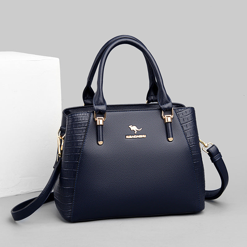 Fashionable Large Capacity Tote Bag for Women – Soft PU Crossbody & Shoulder Bag with Phone Pocket