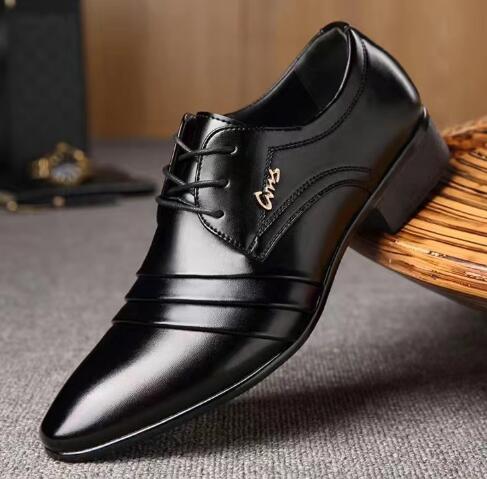 Men’s European Leather Dress Shoes – Classic Formal Footwear