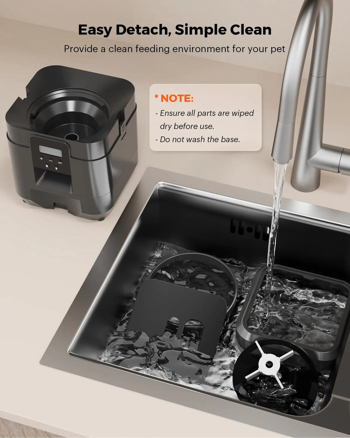 Smart Automatic Pet Feeder – WiFi & Programmable Food Dispenser for Dogs & Cats