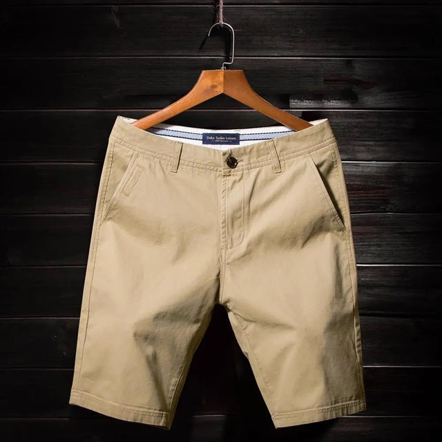 Men’s Casual Loose Cropped Pants – Elastic Waist Summer Capri Pants