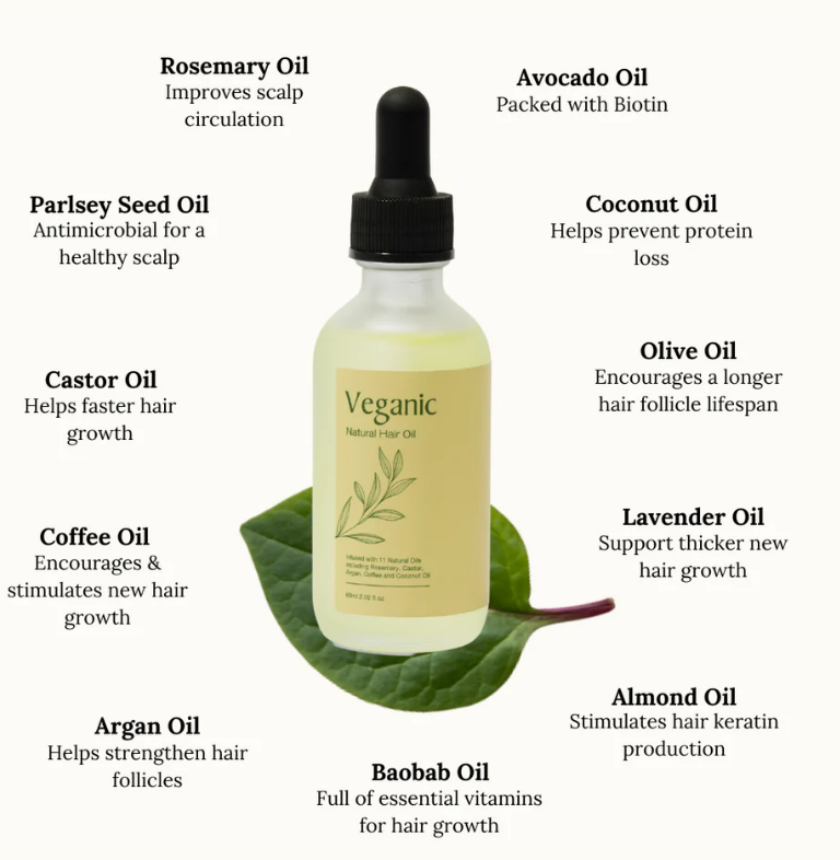Natural Rosemary Hair Oil – Hair Growth & Scalp Care Essential Oil