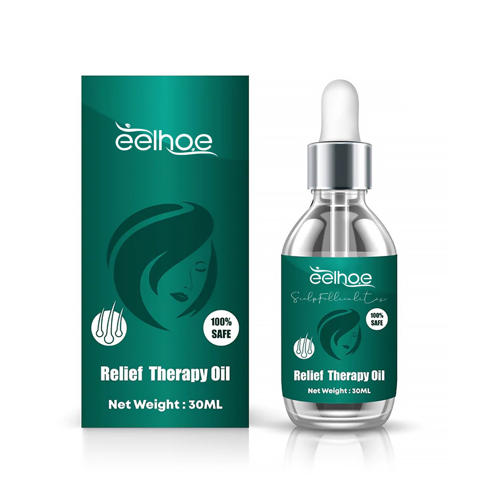 EELHOE Scalp Care Essence 30ml – Nourishing Hair & Scalp Oil for Frizz, Dandruff & Smooth Shine