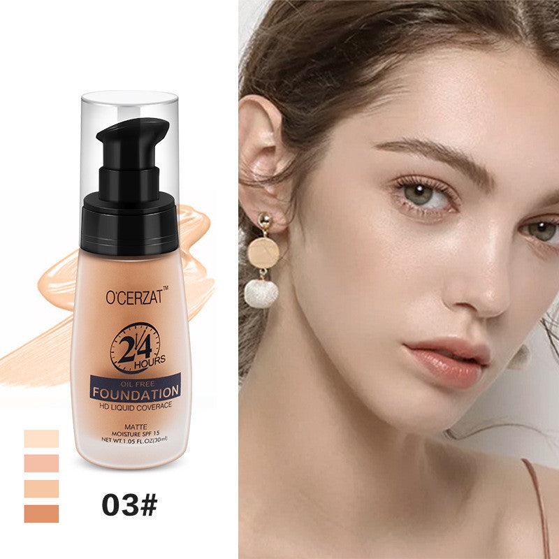 Long-Lasting Oil Control Moisturizing Concealer Foundation – Smooth Face Makeup