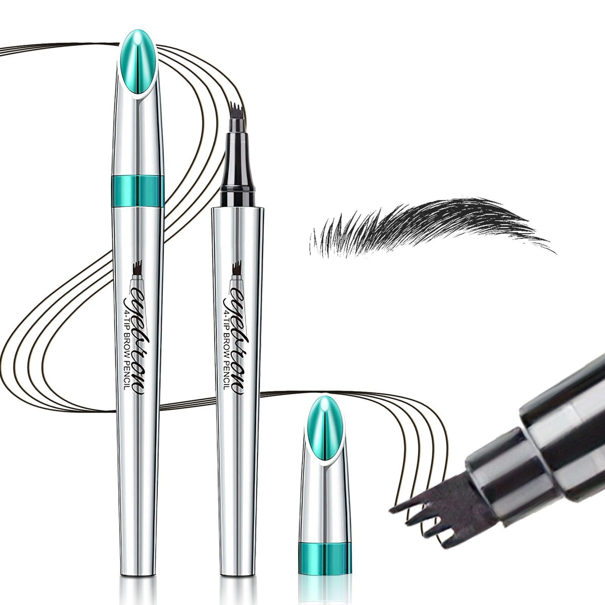 Micro 4-Point Brow Pen – Natural Microblading Eyebrow Pencil