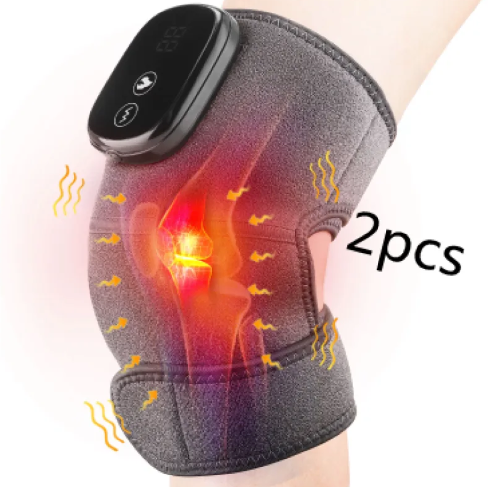 Electric Heating Knee Pads – USB Rechargeable Warmth Wraps for Joint Comfort