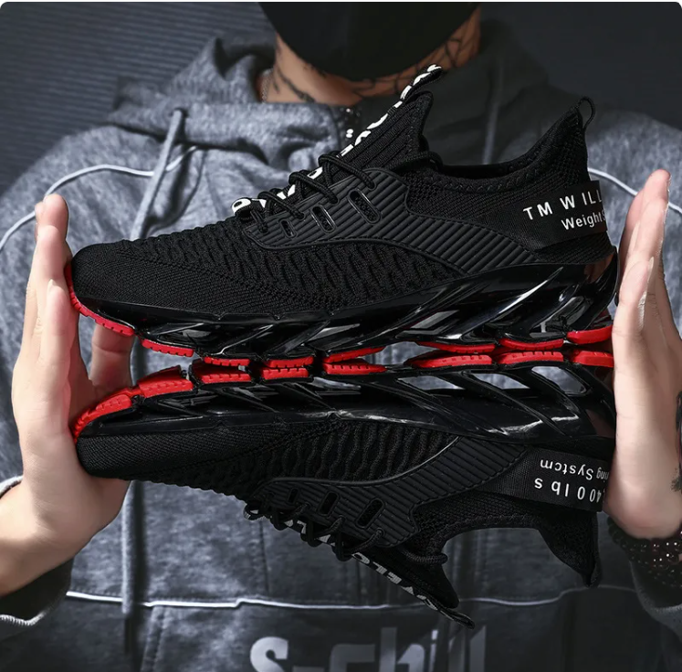 Men’s VersaKnit Blade Sole Sneakers – Modern Sporty Casual Shoes
