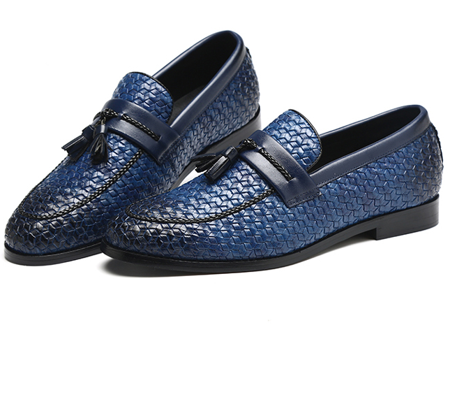 Men’s Fringe Leather Loafers – British Style Dress Shoes