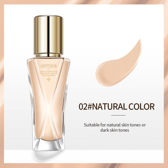 Waterproof Oil-Free Matte Liquid Foundation – Full Coverage Face Makeup