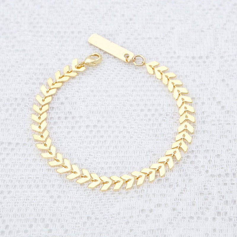 Women’s Handmade Simple Chain Bracelet – Minimalist Fashion Wrist Jewelry