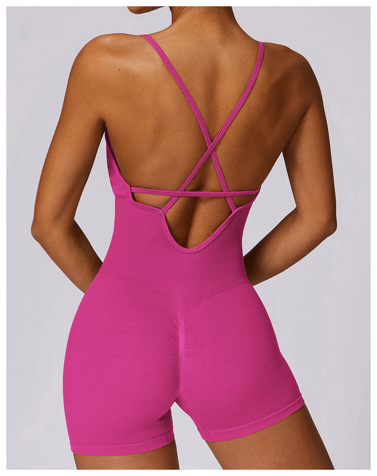 Fitness Seamless Beauty Back Yoga Jumpsuit for Women