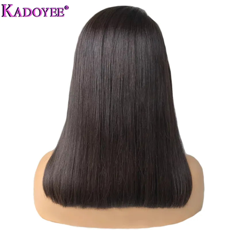 Front Lace Human Hair Wig for Women – 100% Real Hair with Natural Hairline