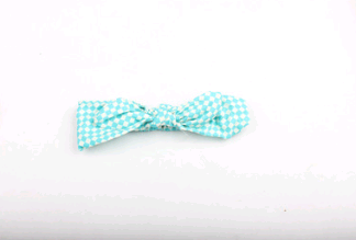 Bunny Ear Headband for Girls – Plaid Bow Hair Accessory for Kids