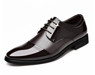 Men’s Leather Business Dress Shoes & Matching Belt – Classic Formal Set