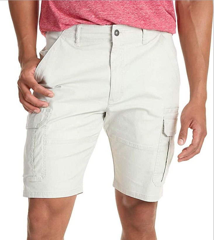 Men’s Casual Workwear Pocket Pants – Straight-Fit Multi-Pocket Casual Trousers