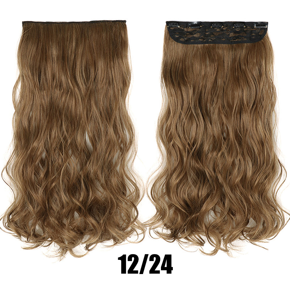 56cm Big Wavy Long Curly Hair Extensions for Women – Lightweight Natural-Look Synthetic Hair