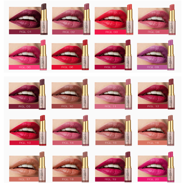 PK Matte Lipstick – 12-Shade Long-Lasting Rich Color Formula