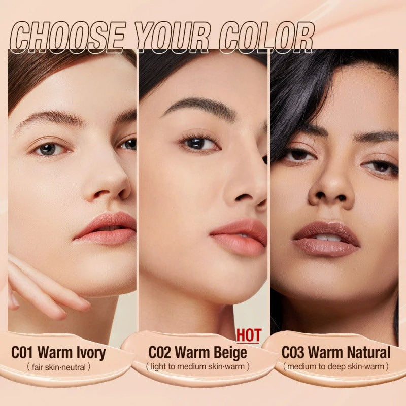 O.TWO.O Brightening Moisturizing Foundation – Long-Lasting Liquid Face Makeup