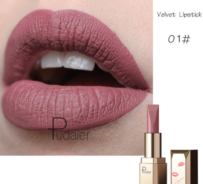 Pudale Matte Lipstick - Waterproof, 26 Colors Available