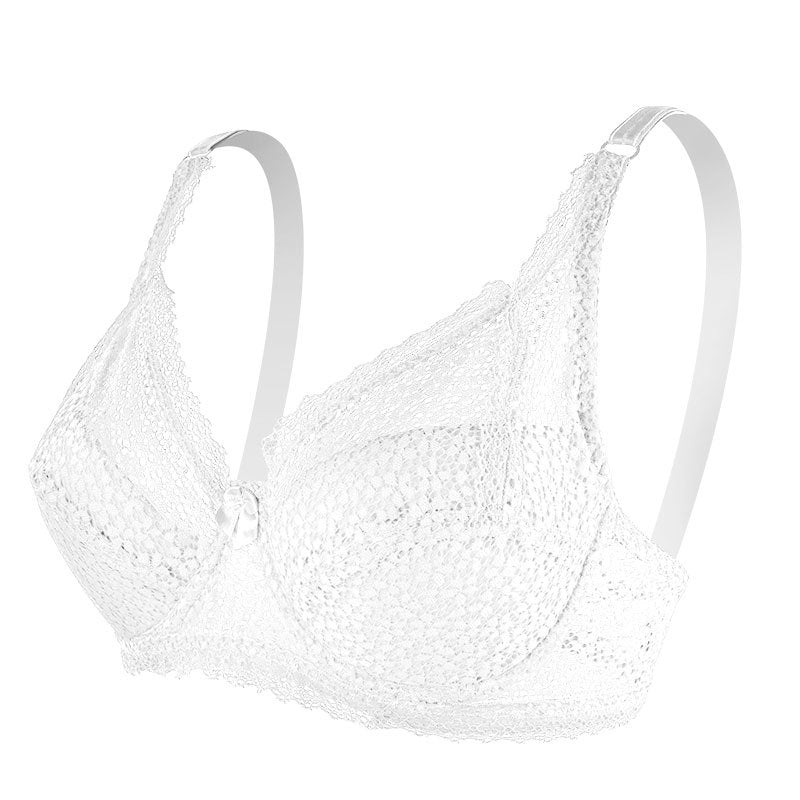 Plus Size Lace Underwire Bra for Women – Full Coverage Supportive Lingerie