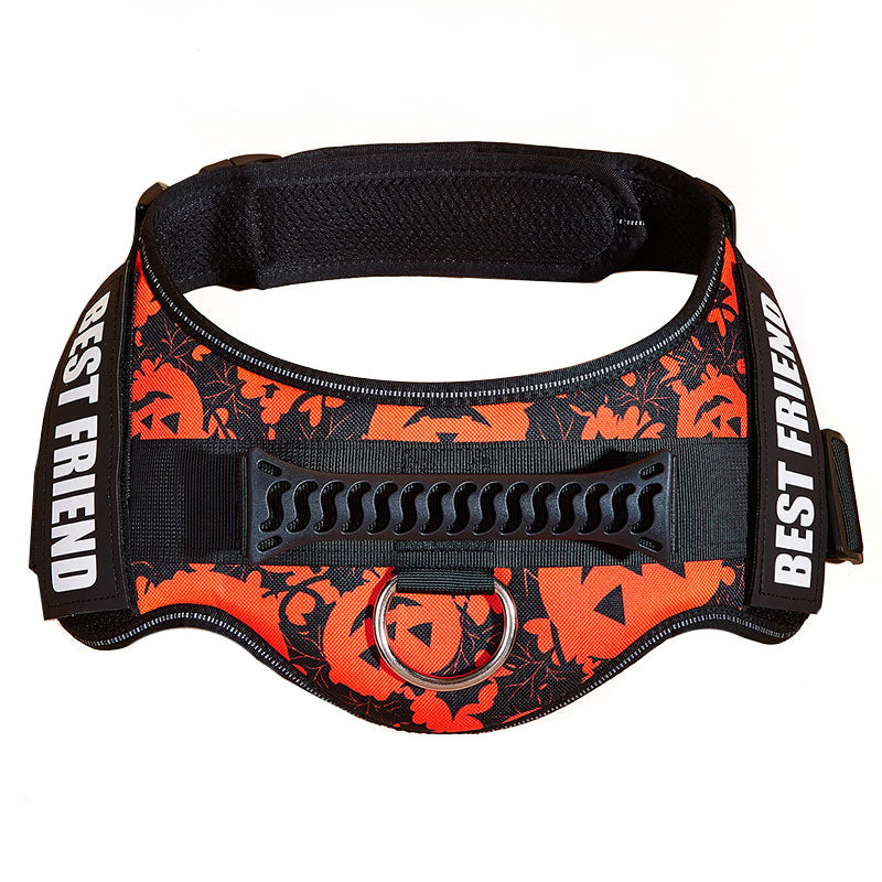 Adjustable Nylon Dog Chest Harness – Secure No-Pull Style Harness for Small to Large Dogs