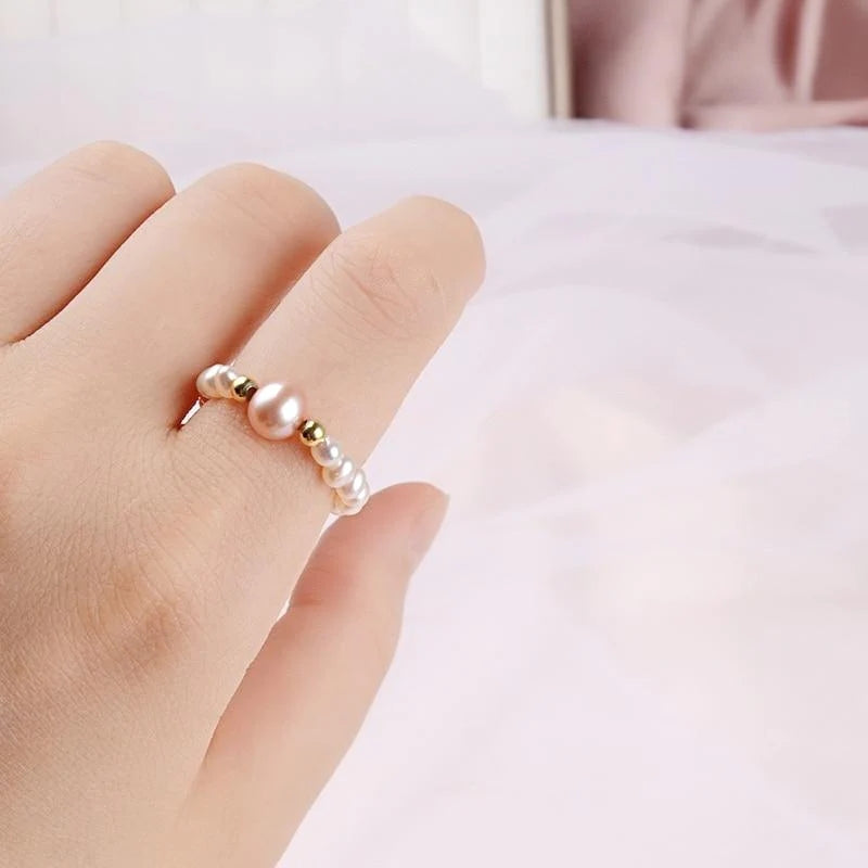 Mini Pearl Ring for Women