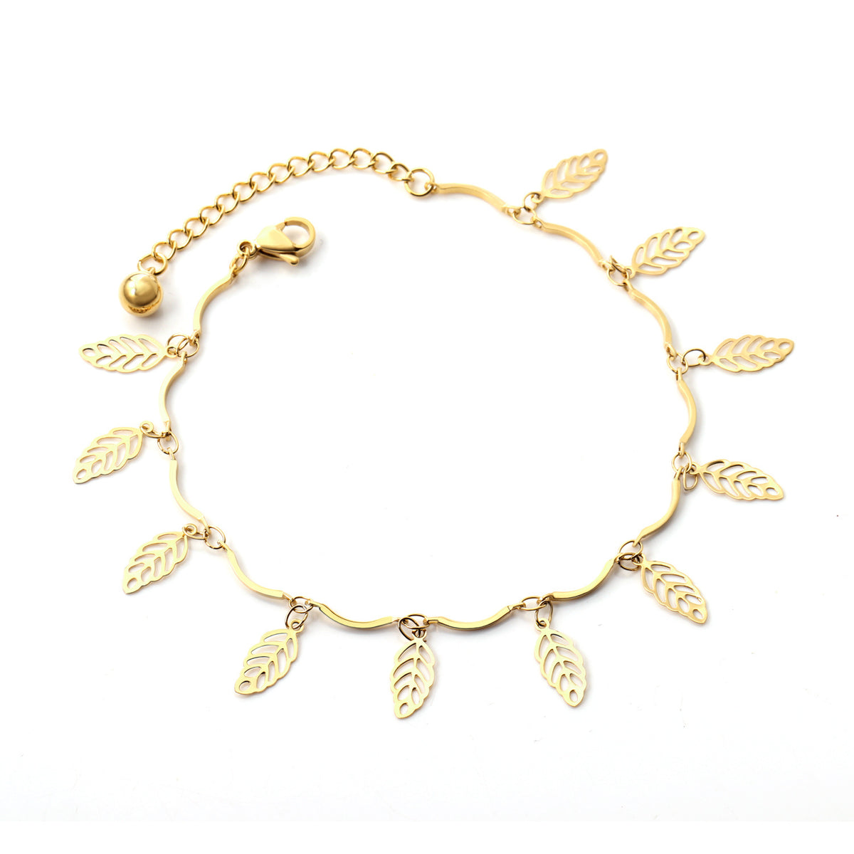 Stainless Steel Casual Retro Beach Anklet for Women