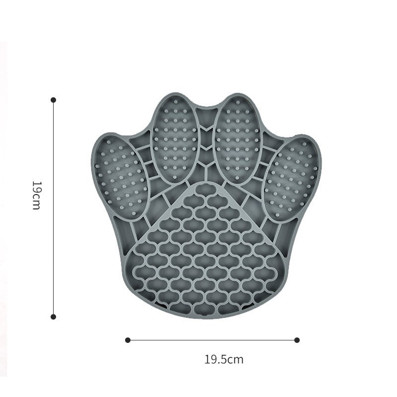 Silicone Dog Licking Mat – Slow Feeding & Interactive Pet Feeding Mat for Dogs & Cats, 20 × 20 cm