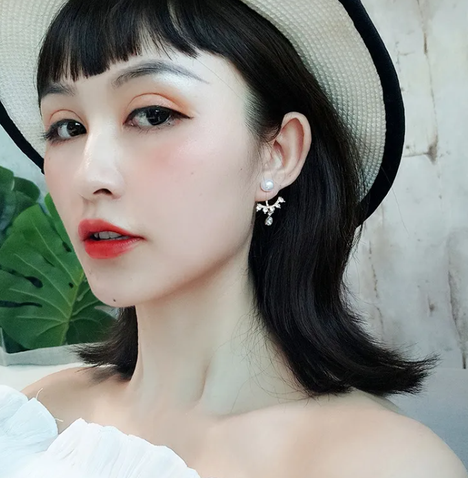 Stylish Frosted Hoop Earrings – Modern Minimalist Jewelry – USA