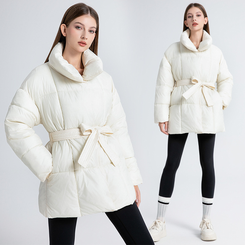 Women’s Puffer Jacket – Warm Casual Winter Quilted Coat