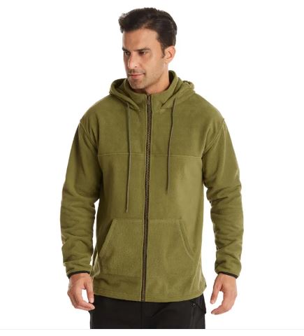 Men’s Winter Warm Jacket – Stand Collar Cotton Blend Zip Jacket, 4 Colors, S–2XL