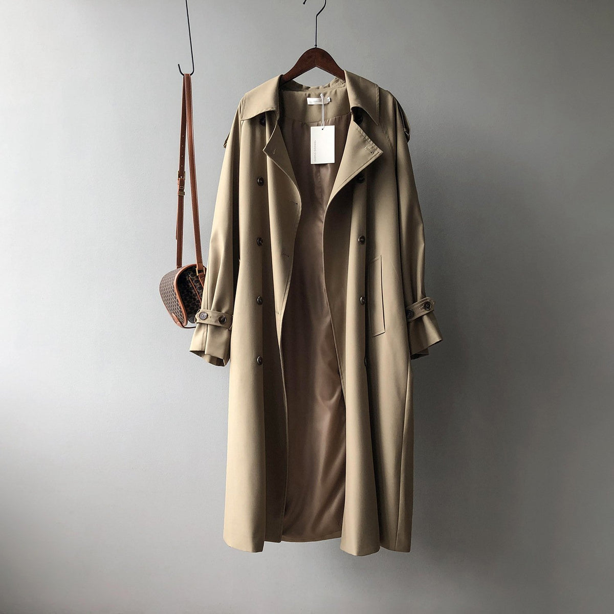 Women’s A-Line Casual Coat – Solid Color Polyester Everyday Jacket, M–L