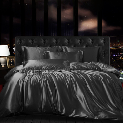 Luxury Silk 4-Piece Bedding Set – Elegant Soft Bed Linen Set