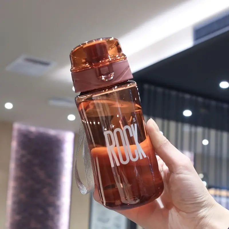 550ML Sports Water Bottle – Portable Reusable Plastic Cup for Fitness & Travel