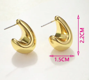 Vintage Teardrop Earrings for Women – Elegant Retro Statement Jewelry