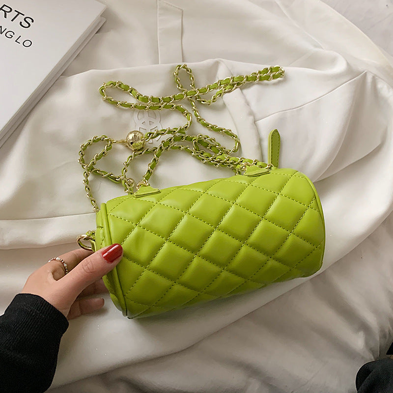 Summer Fashion Messenger Bag for Women – Frosted PVC Small Platinum Shoulder Bag with Hook Opening