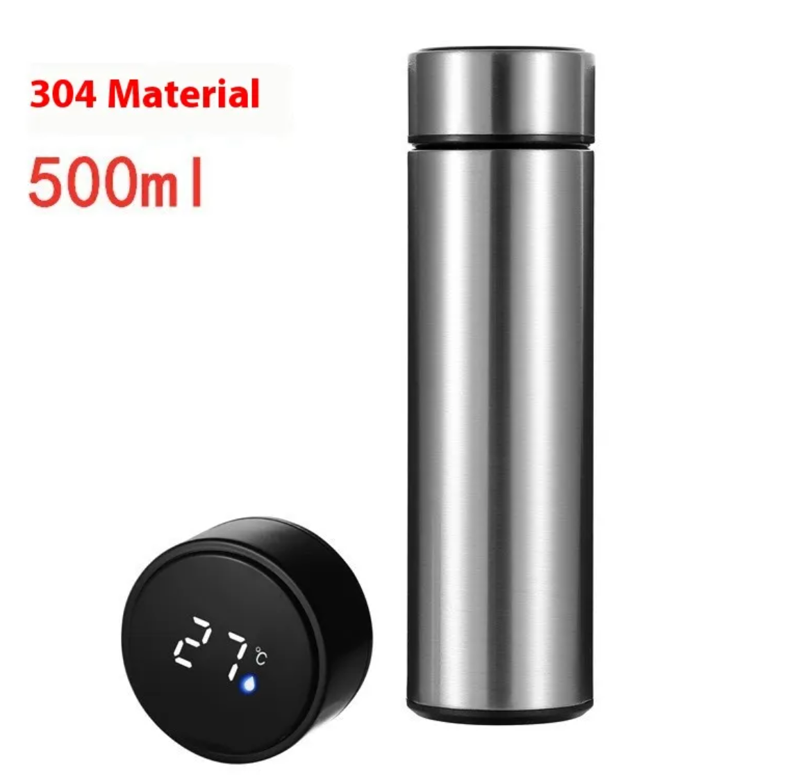Smart LED Temperature Display Thermos – Vacuum Insulated Stainless Steel Water Bottle